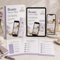 Beauty Story Pack — 30 Days of Instagram Stories for Your Salon, Ready in 60 Minutes